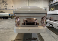 ISO9001 Hộp quan tài thép không gỉ trang trí có thể tùy chỉnh cho các sắp xếp tang lễ