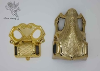 Các bộ phận vàng bằng nhựa của hộp Casket Ống sắt góc