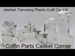 Hardware Plastic Coffin Corner 17kg / 16kg Ống sắt tang lễ