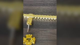 Tay cầm quan tài xoắn cổ điển cao cấp Phần cứng tang lễ bền