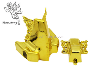 Customizable Plastic Casket Corners Smooth Durable Gold Silver Copper