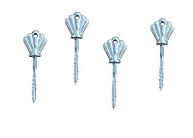 Bạc Tranh Coffin Vít Nhựa Và Metal Casket Linh Kiện Để Casket Fastening