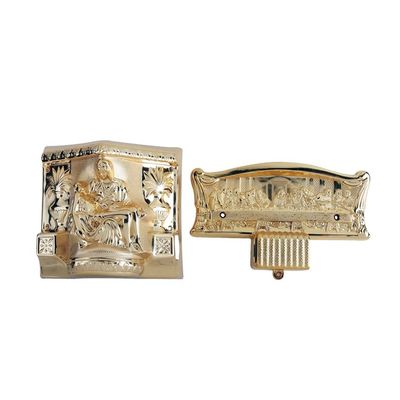 Quan tài Thánh giá 37 × 13,7cm Màu vàng Chất liệu PP Quan tài Thánh giá Thánh giá