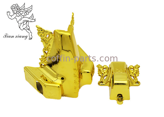 Customizable Plastic Casket Corners Smooth Durable Gold Silver Copper
