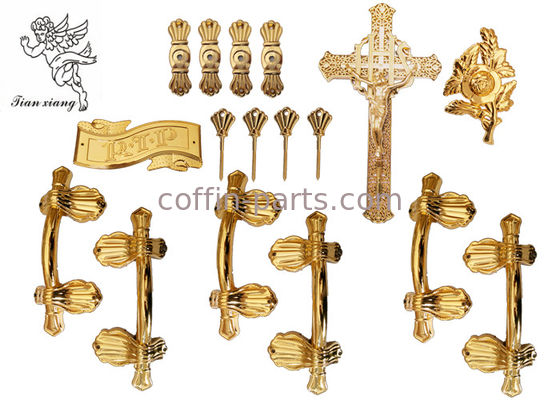 African Style Plastic Coffin Handles Casket Surface Decoration PP Recycle