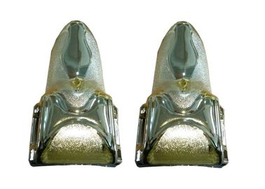 Gold Plastic Funeral Casket Fitting Coffin Parts With Coating Film