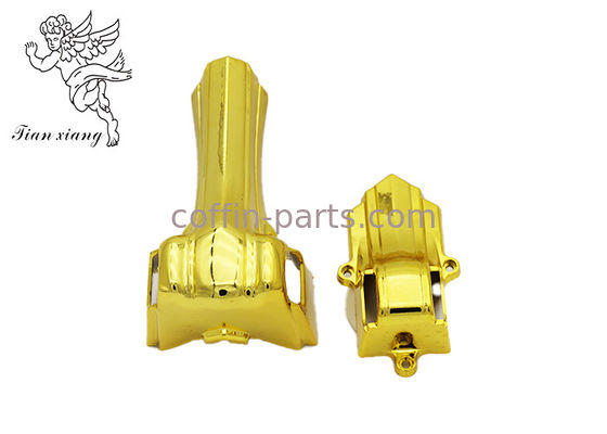 Bộ phận quan tài kiểu cổ điển Casket góc với vật liệu nhựa PP ABS