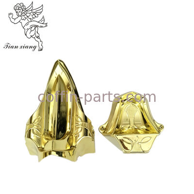 Gold Plated Plastic Casket Hardware Coffin Corner Guard  Funeral Coffin Fitting