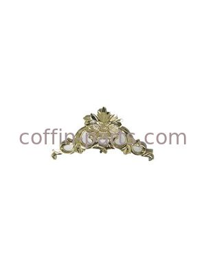 Deocoratvie Casket Phụ kiện hoa với bề mặt đồng cổ